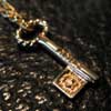 LINE KEY NECKLACE (K18 coat)